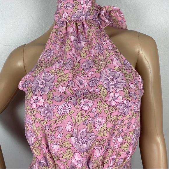 NEW LIKELY PINK FLORAL MIDI DRESS - Picture 4 of 9